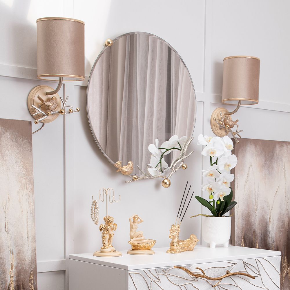 Бра настенный светильник Терра Айвори левое