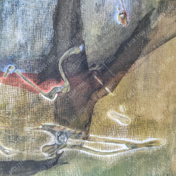 Сердце Африки. 1998 г .Смешанная техника.