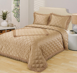 Покрывало 240х260 Sofi De MarkO Симона бежевое