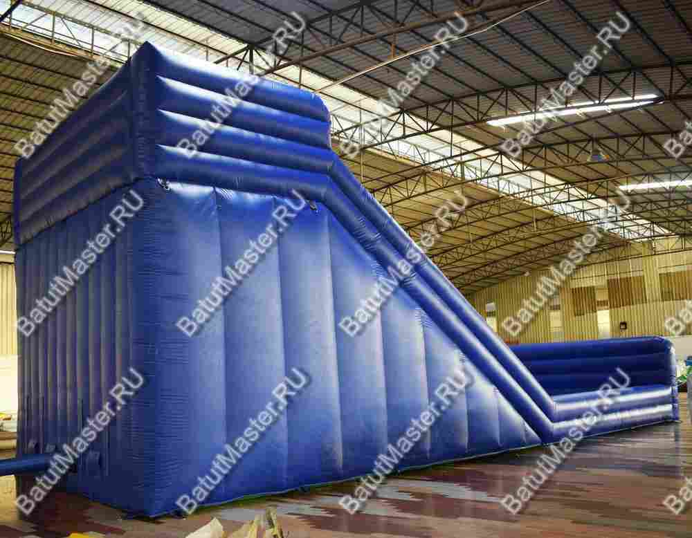 Надувная горка для зорба "Синяя волна"