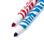 Фломастеры двухсторонние, 10шт / 20 цв, Yalong, смываемые чернила, корпус круглый, "Toucan", вентилируемый колпачок, упаковка картонная, европодвес