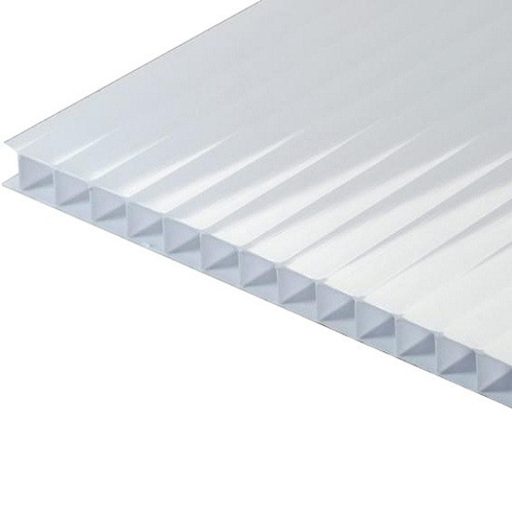 Поликарбонат сотовый Юг-Ойл-Пласт Ug Standart опал 6 мм 2,1х6 м