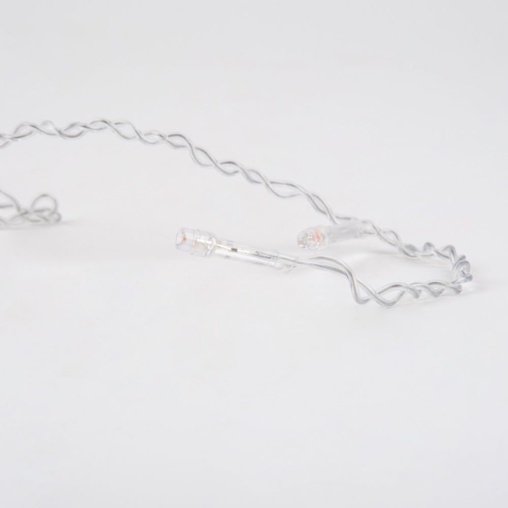 ULD-B2005-048-DTA PINK IP20 Бахрома светодиодная. 2м. 48 светодиодов. Розовый свет. Провод прозрачный. ТМ Uniel