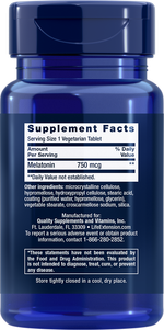 Melatonin 6 Hour Timed Release таблетки Life Extension