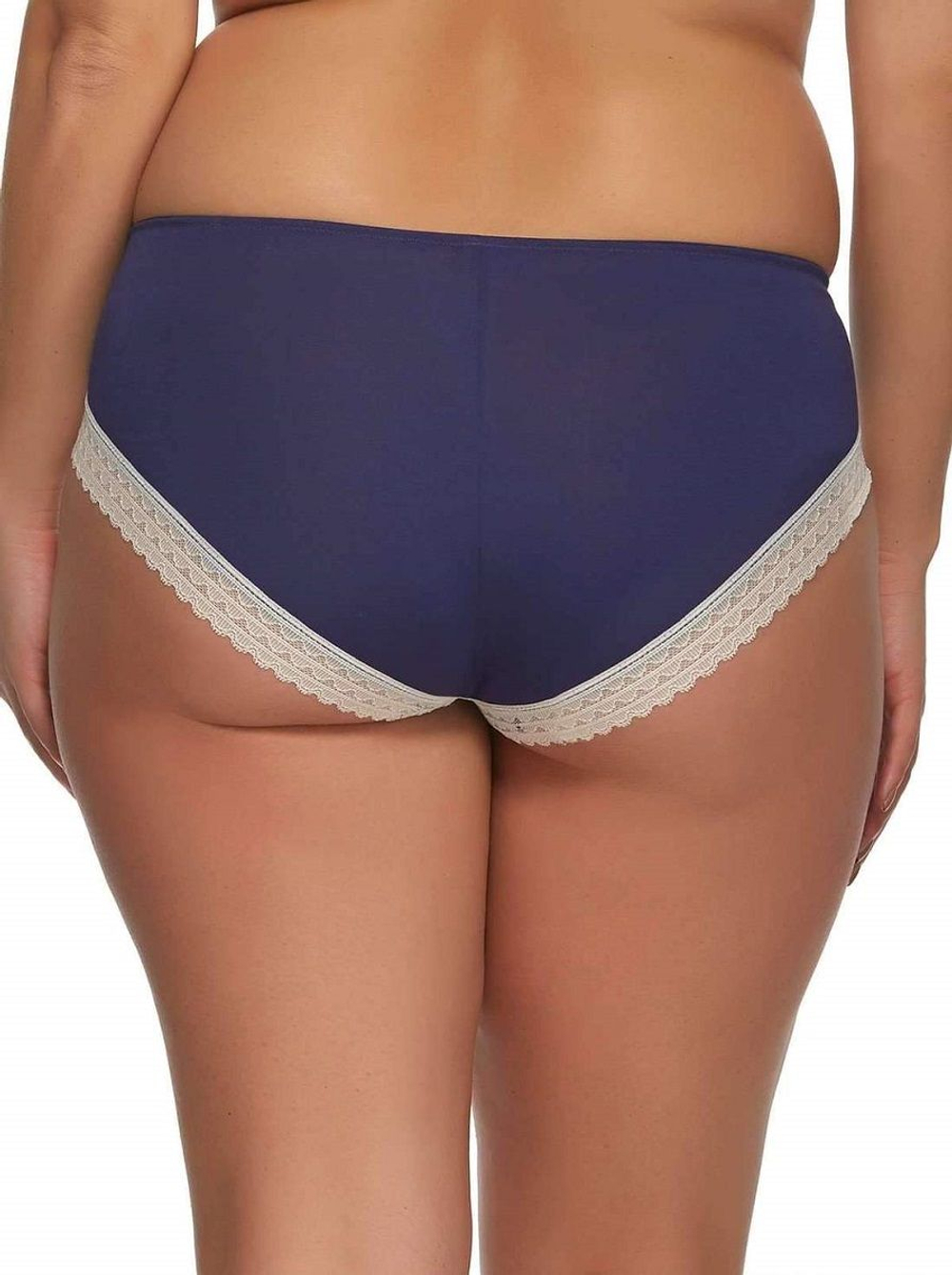 Трусики с высоким вырезом по линии бедер (Размер: XL) (Цвет: красный)