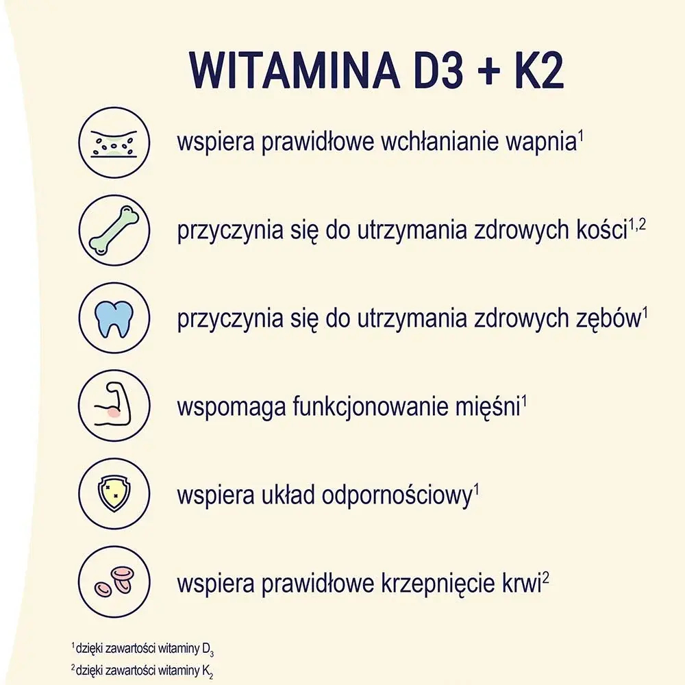 Naturell Витамин D3 + K2 MK-7 - 60 сосательных таблеток