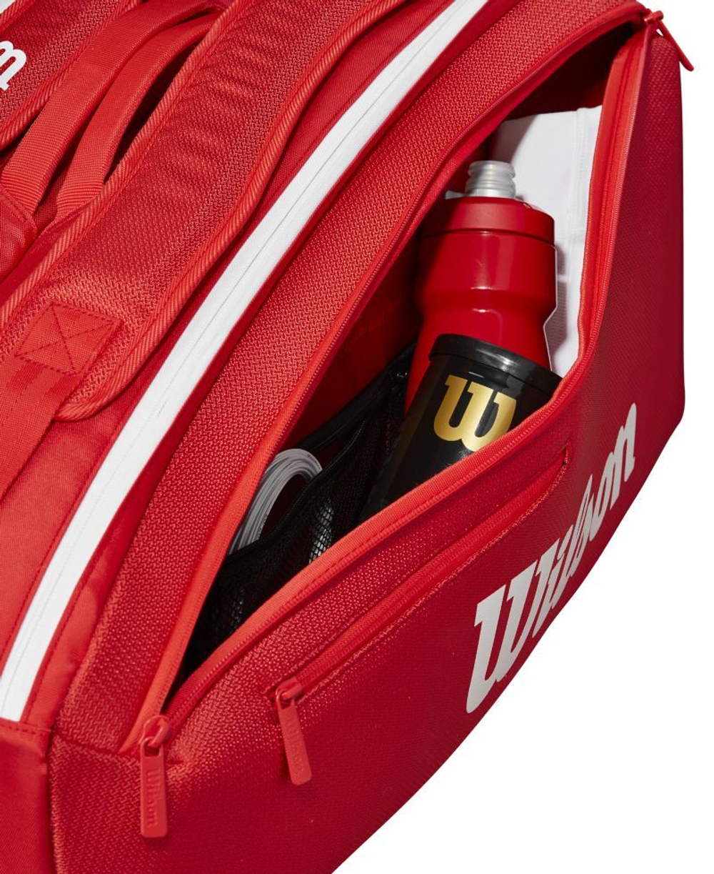 Теннисная сумка Wilson Super Tour 9 PK 2025 - - Red