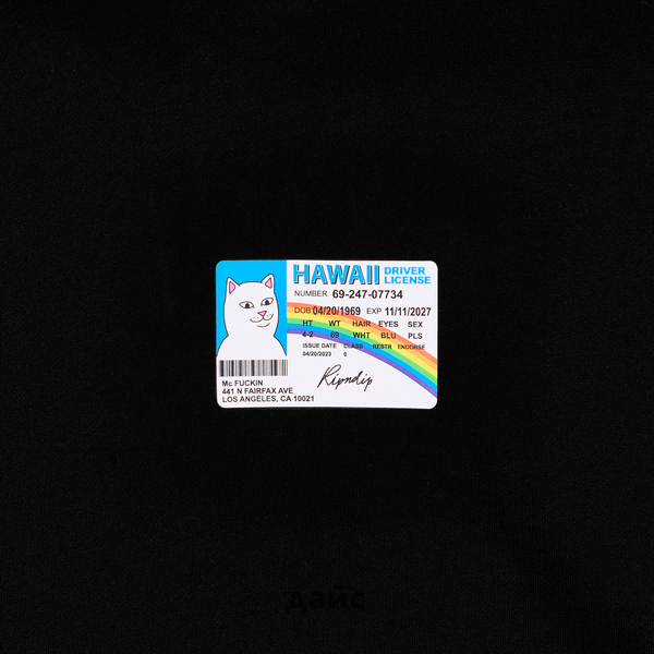 Толстовка мужская Ripndip Mcfuckin Hoodie артикул:RNDSPR24140 - купить в магазине Дайс