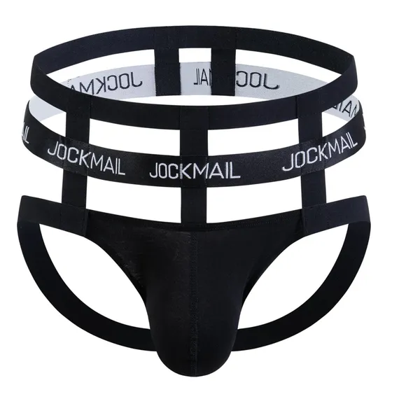Мужские трусы джоки черные JOCKMAIL JM4051-2