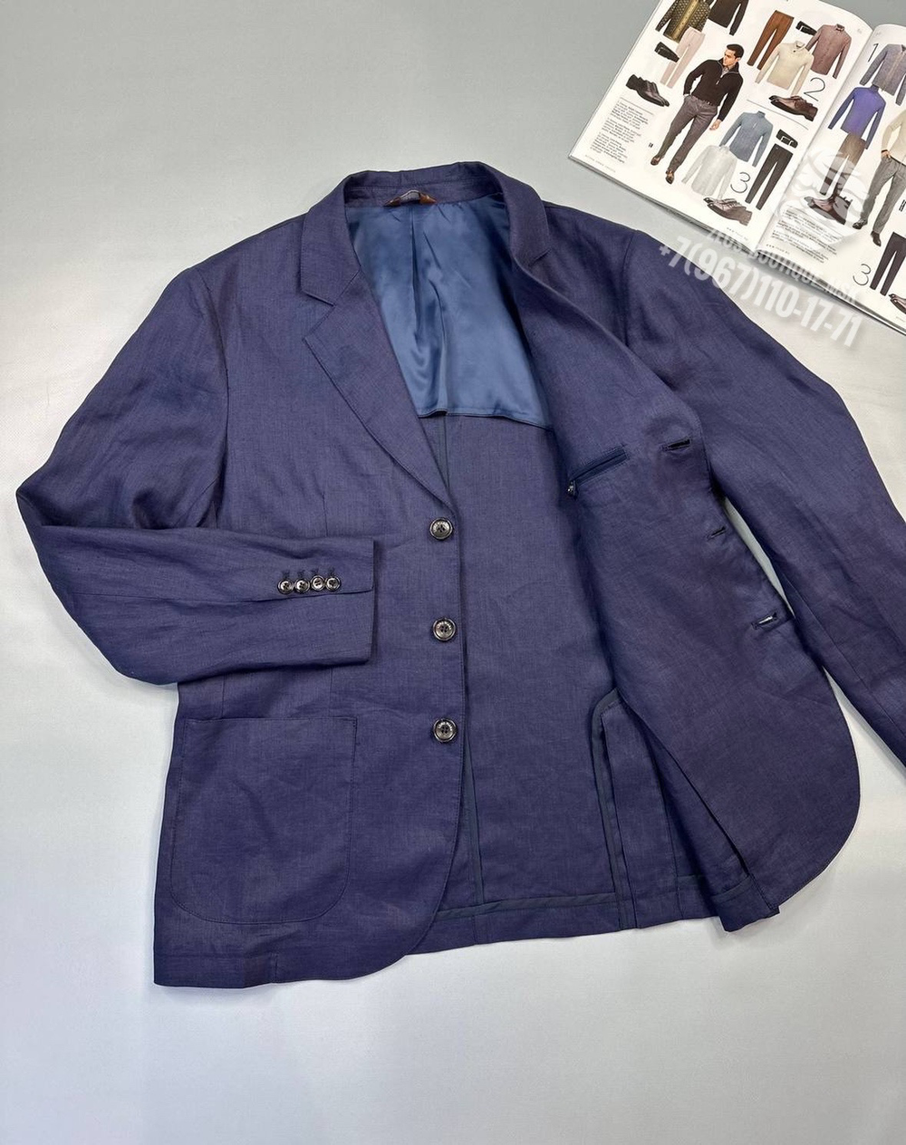 Льняной летний костюм Loro Piana