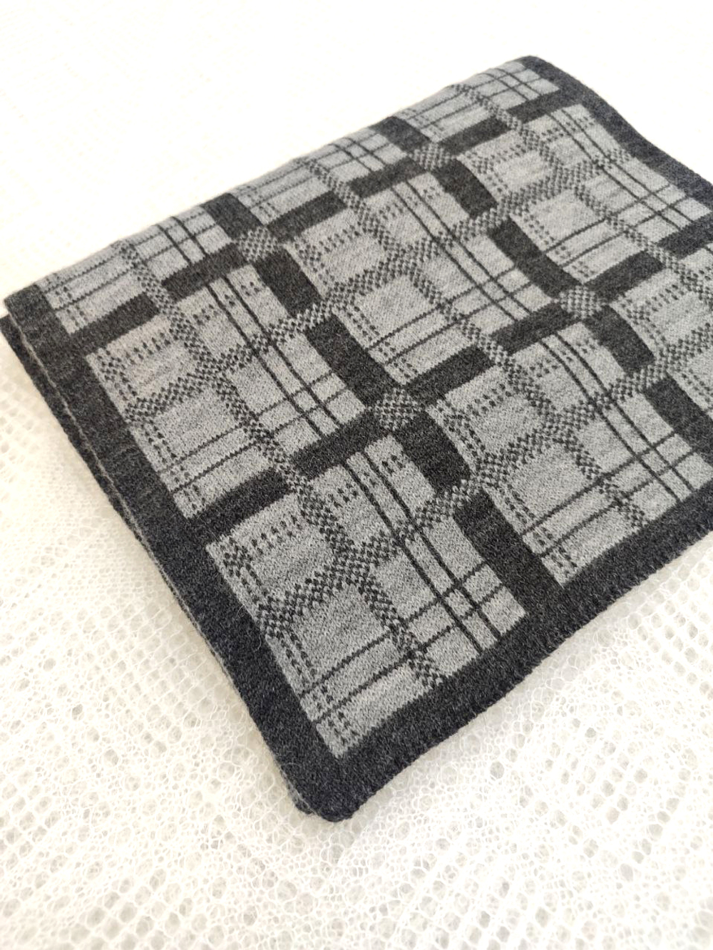 Шарф Ш525-03/34 серый/ антрацит