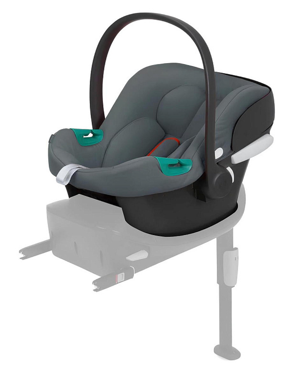 Автокресло Cybex Aton B2 i-Size с базой Base One Steel Grey