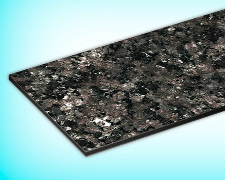 Композитные панели G9103 Black Granit 3 мм/0,3 мм 1500х4000 мм