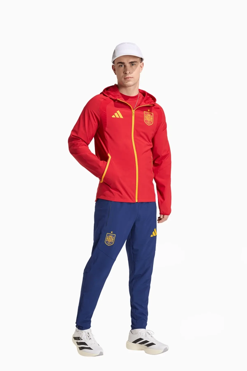 Ветровка adidas Spain 2026 Tiro Travel Full-Zip - красный
