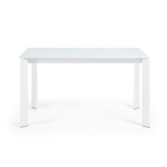 ATTA Стол 140 (200) x90 белый, стекло