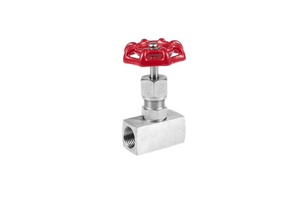 Игольчатый вентиль (клапан) муфтовый нержавеющий,  AISI304 DN15 (1/2"), (CF8), PN400