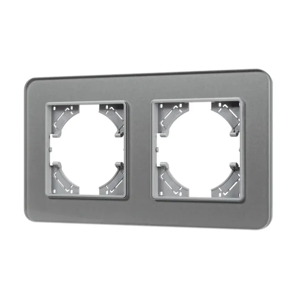 Рамка стеклянная FRM-OMALI-SFGS-2-GR (Arlight, -) 049710