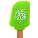 Лопатка силиконовая «Новогодняя» 29,5*7см, микс рисунков