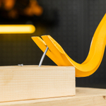 Лом-гвоздодер, 900 мм, шестигранный 19 мм, окрашенный, сталь 65 Denzel