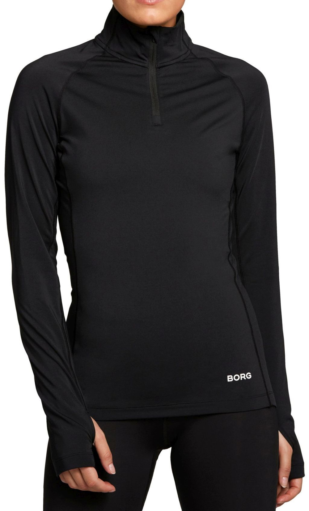 Женская Кофта теннисная Björn Borg Borg Midlayer W - black beauty