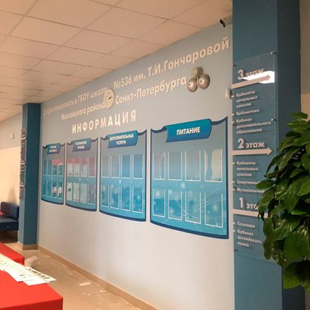 Оформление стен для школ