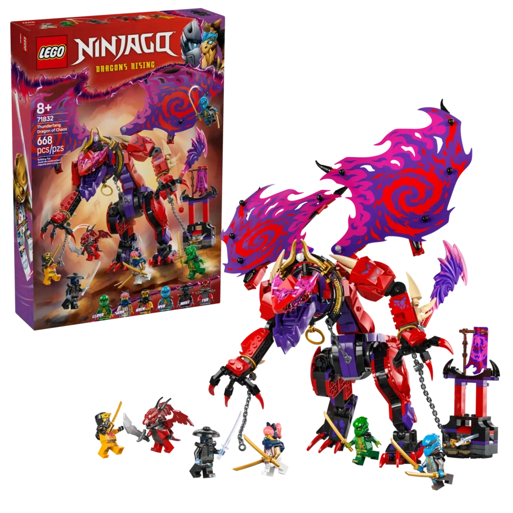 Конструктор LEGO Ninjago 71832 Громовой клык Дракона Хаоса