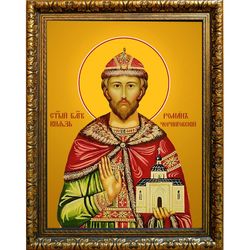 Роман Черниговский, Дебрянский. Икона на холсте.