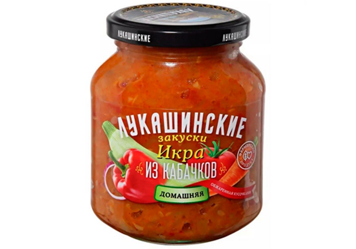 Икра из баклажанов домашняя "Лукашинские", 340г