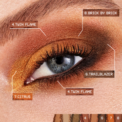 Smashbox Always On Mood Board Eye Shadow Palette - Палетка теней для век оттенок Fiery Vibes, 6 g