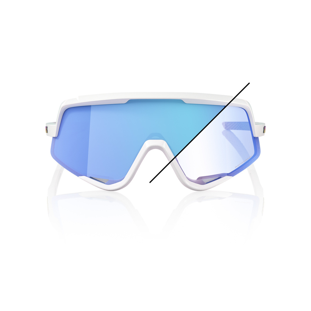 Спортивные очки 100% GLENDALE LE Bastille / Pearl White Glitter / Blue Mirror Photochromic Lens