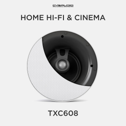 CVGAUDIO TXC608 Встраиваемые в потолок круглые двухполосные акустические системы Hi-Fi класса с угловой установкой диффузора для использования в составе ДК, 30W(RMS) / 100W(MAX), 8ohm
