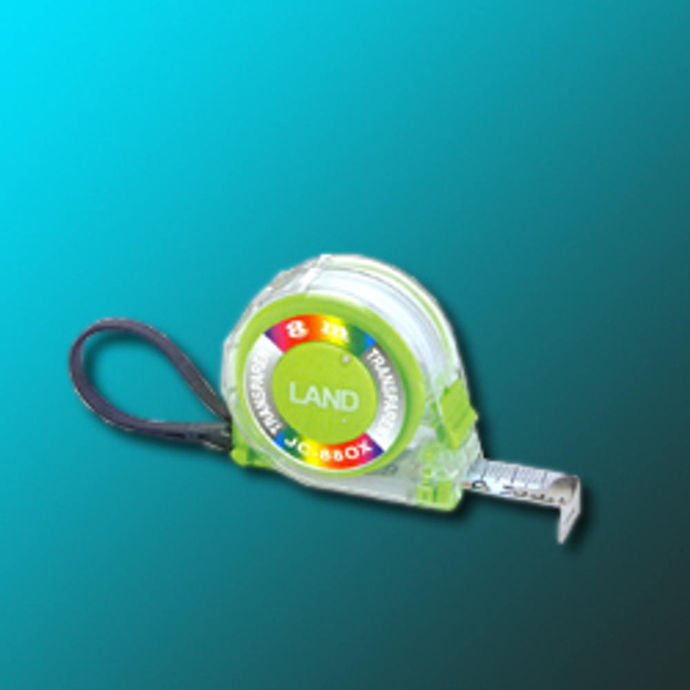 Рулетка AL JC-380W clear (3м)