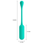 Зеленое виброяйцо Lechies с пультом ДУ