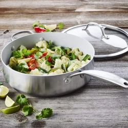 GreenPan Сковорода Venice Pro 28 см 4,8 л everyshine светло-серая с крышкой
