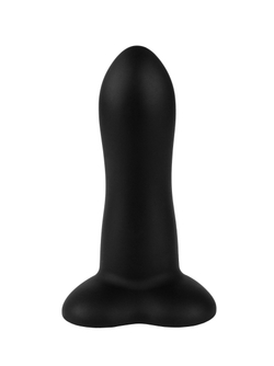 Черный нереалистичный дилдо Emotional Plus на присоске - 13 см.