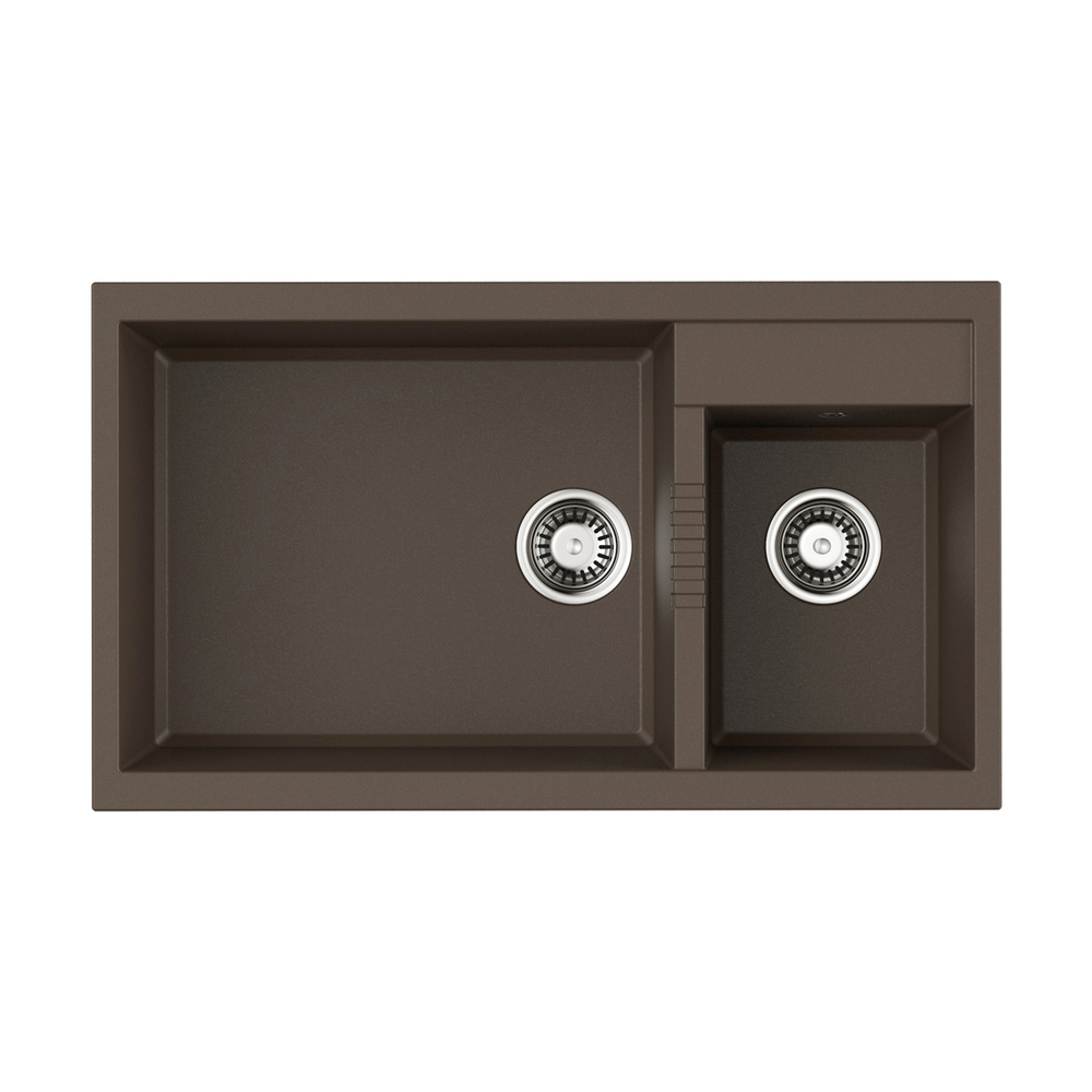 кухонная мойка Omoikiri Tedori 86-2-LB-ES Tetogranit/espresso