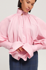 Блуза со съёмными манжетами