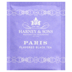 Harney & Sons, Фруктовый черный чай с бергамотом, Париж, 50 чайных пакетиков, 90 г (3,17 унции)