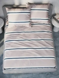 Постельное белье перкаль Сказка "Аляска (компаньон)" евро Наволочка 50х70 см 2 шт Простынь 240x215 см Пододеяльник 200x215 см