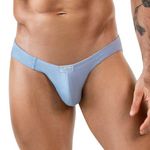 Мужские трусы брифы голубые Clever Moda AURA BRIEF 184507