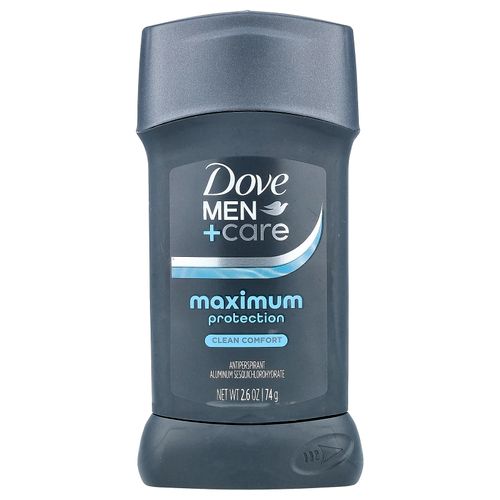 Dove, Men + Care, антиперспирант с максимальной защитой, Clean Comfort, 74 г (2,6 унции)