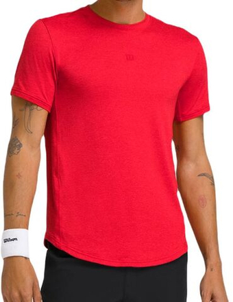 Мужская теннисная футболка Wilson Everyday Performance - красный