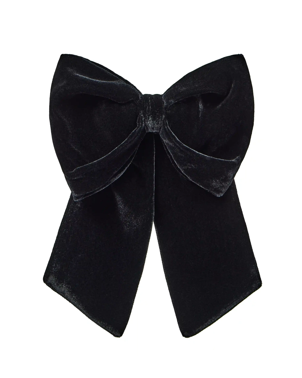 Mirella, заколка - бант из черного бархата