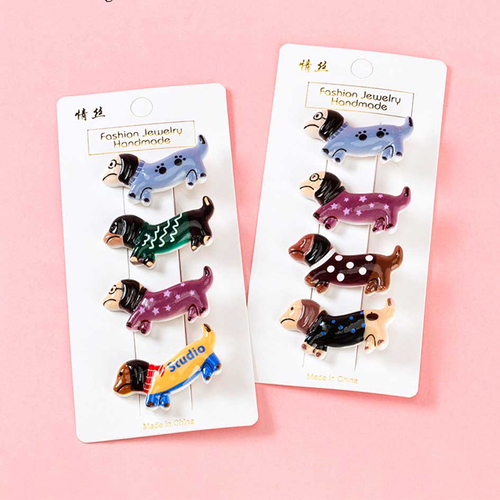 Набор заколок из 4х шт