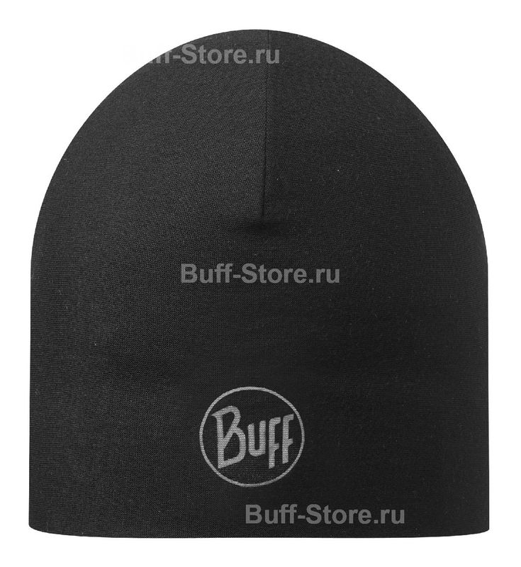 Двухслойная спортивная шапка Buff Black Фото 1
