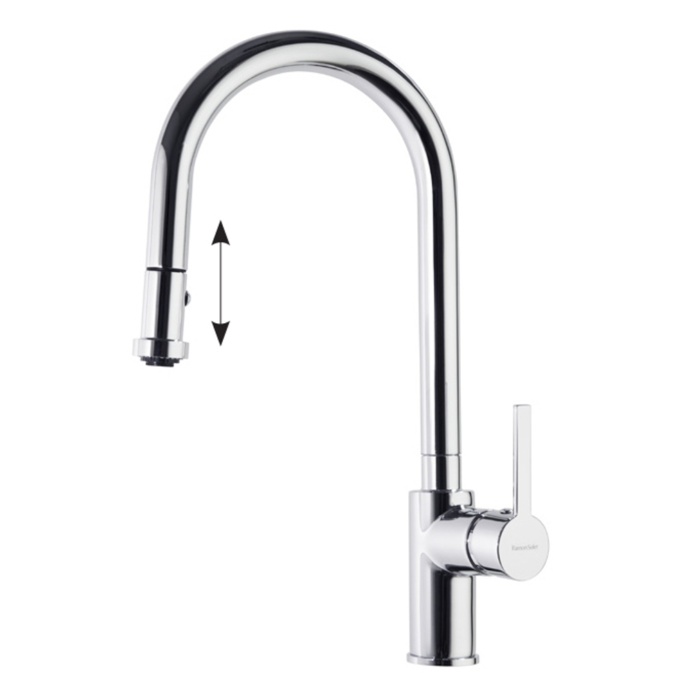 Смеситель для кухни с выдвижной лейкой DRAKO 337902V2