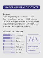 Консервы Buddy&Sol PREMIUM ADULT для собак всех пород индейка с яблоком 410 г