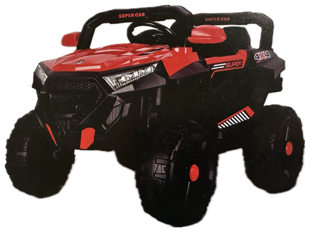 Машинка электрическая внедорожник Mini Titan (резин. колеса, красная)