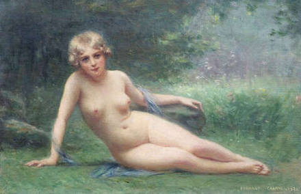 Edouard Louis Lucien Cabane (1857-1942) - эротическое искусство французского художника