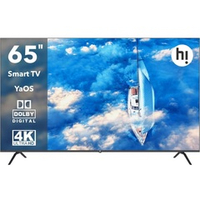 Телевизор Hi HY-65U01FB, 163см, 4K Ultra HD, LED, HDR, OS YaOS+11, черный